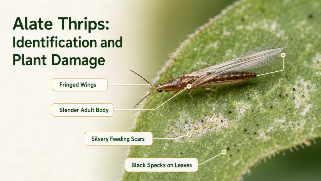 Alate Thrips: Identification and Plant Damage