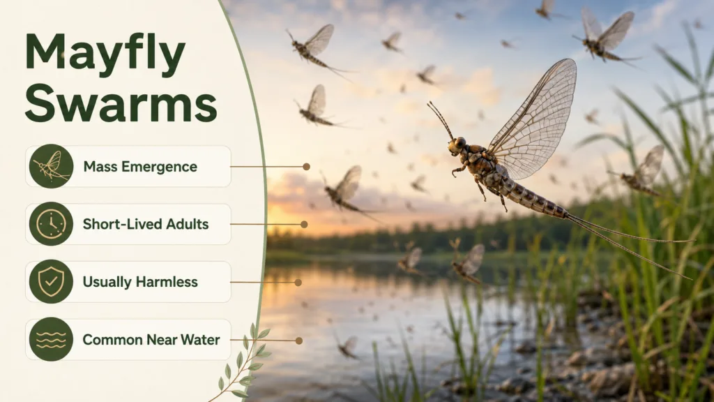 Mayfly Swarms: What Are They and Are They Harmful?