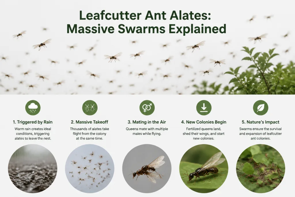 Leafcutter Ant Alates: Massive Swarms Explained